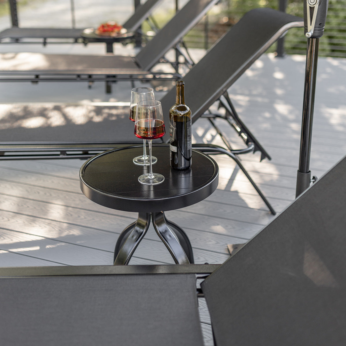 Berlin Gardens Murphy Aluminum End Table