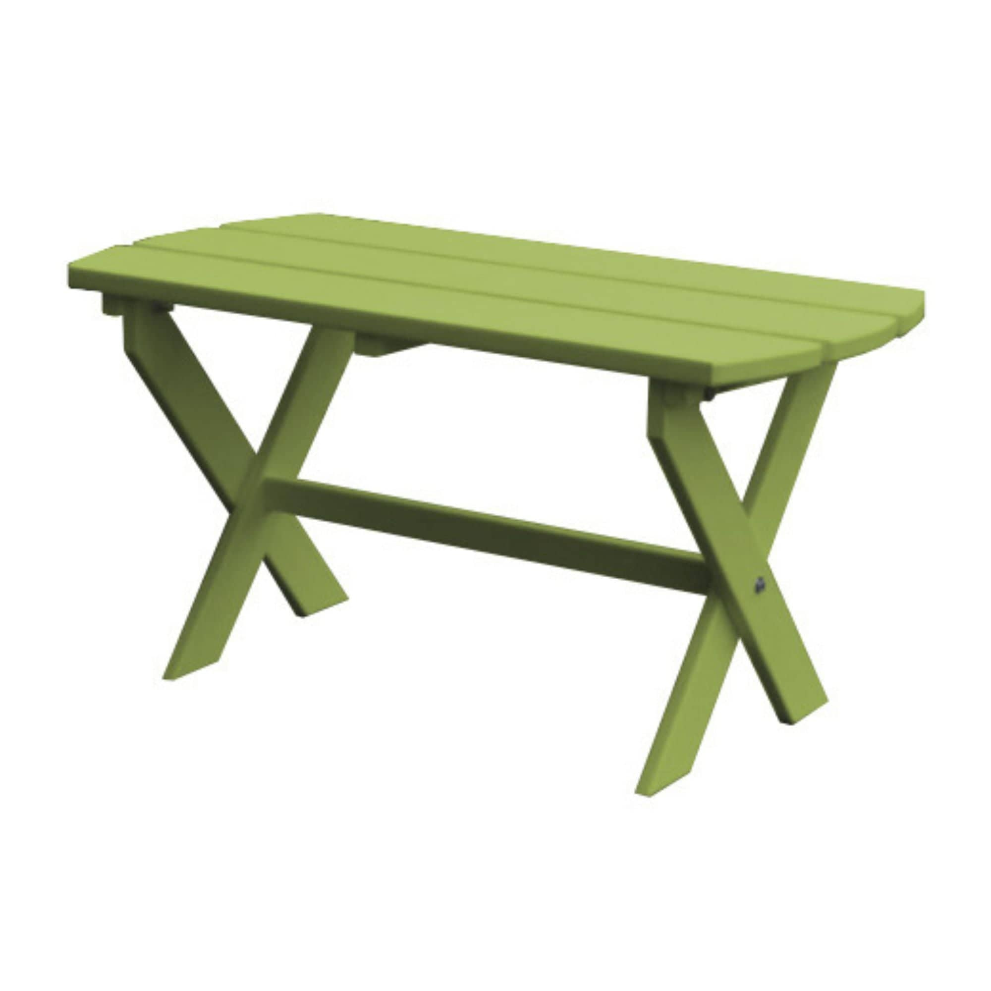 Keystone Amish Co. Poly Composite Folding Oval Coffee Table