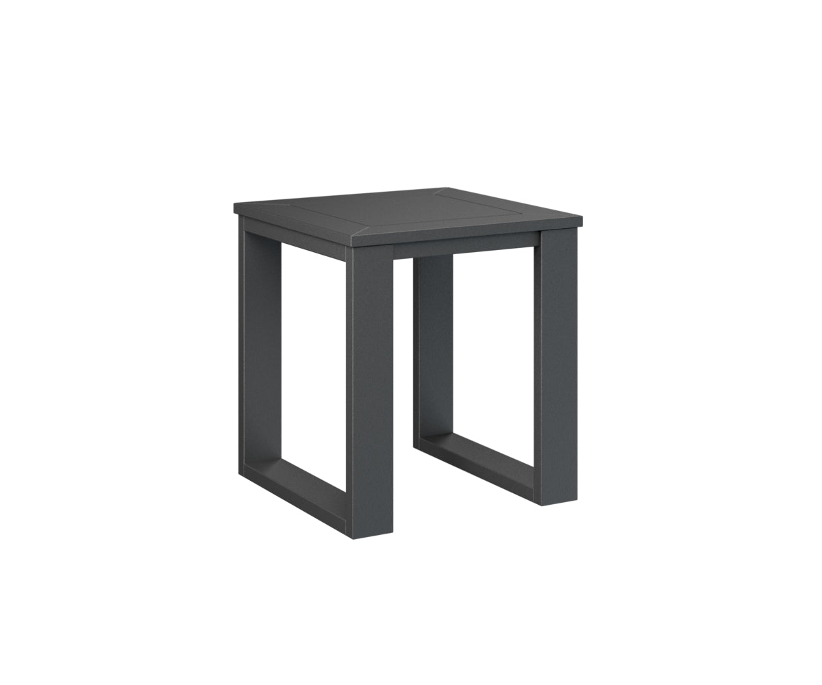 Berlin Gardens Nordic Outdoor Poly Lumber Square End Table