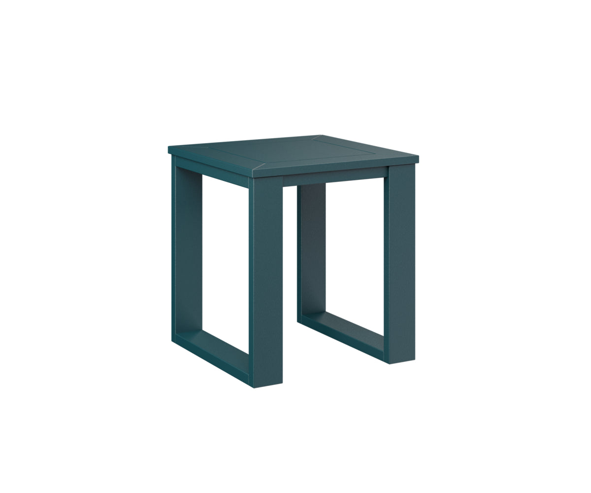 Berlin Gardens Nordic Outdoor Poly Lumber Square End Table