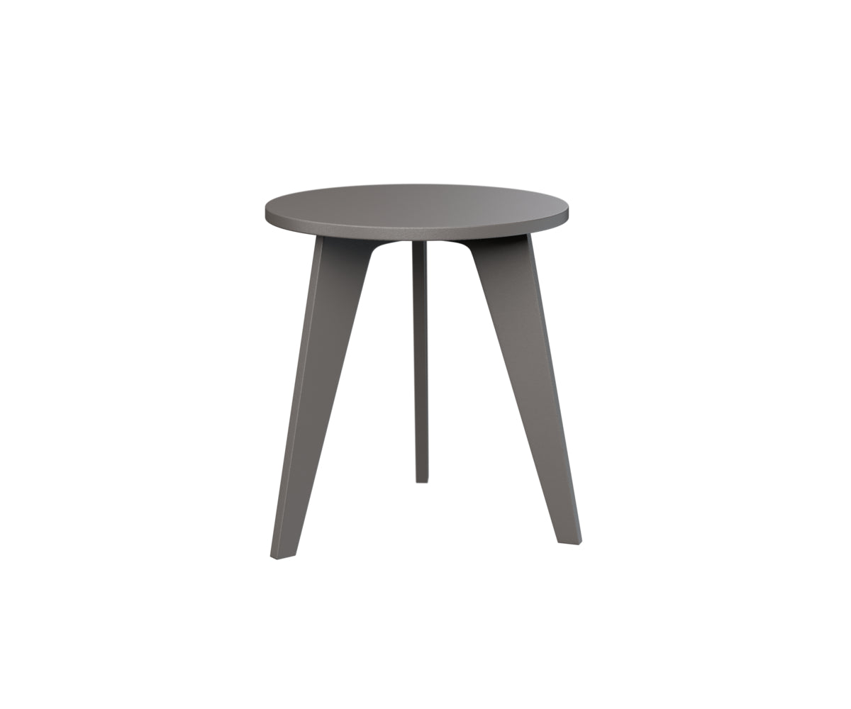 Berlin Gardens Nordic Outdoor Poly Lumber Round End Table