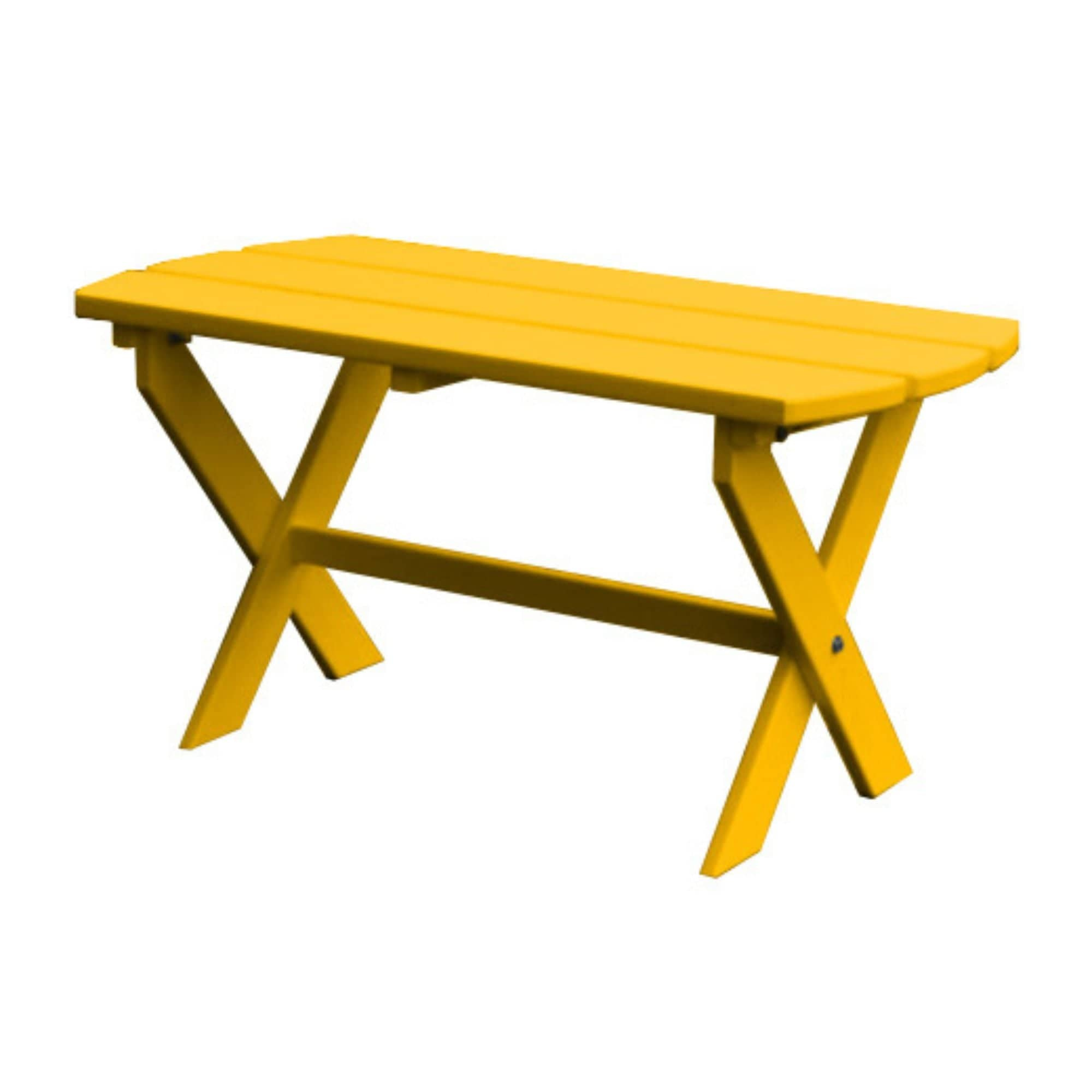 Keystone Amish Co. Poly Composite Folding Oval Coffee Table