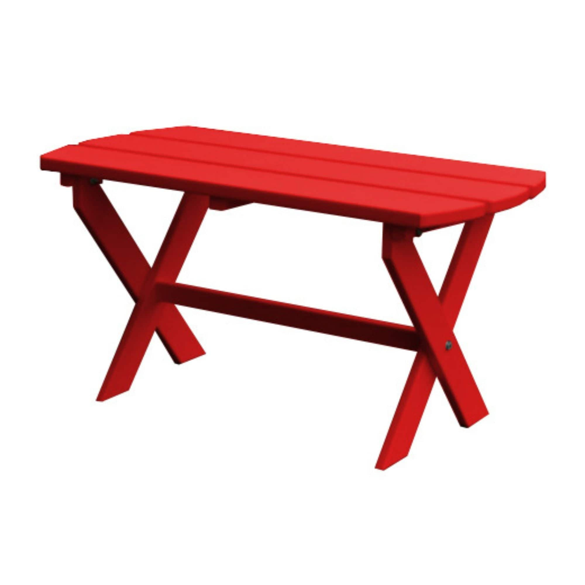 Keystone Amish Co. Poly Composite Folding Oval Coffee Table