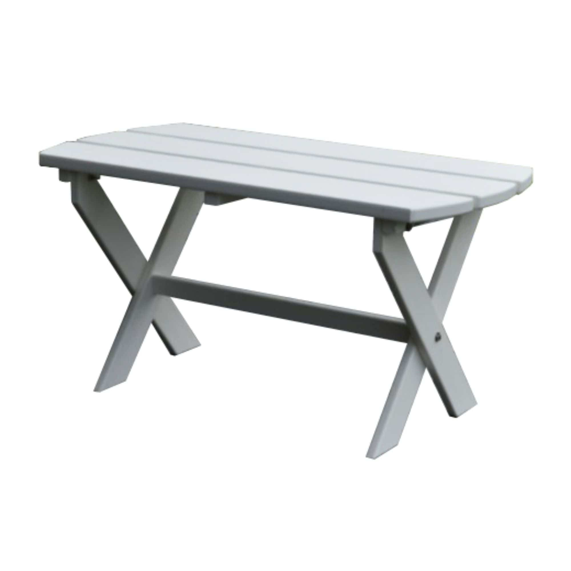 Keystone Amish Co. Poly Composite Folding Oval Coffee Table