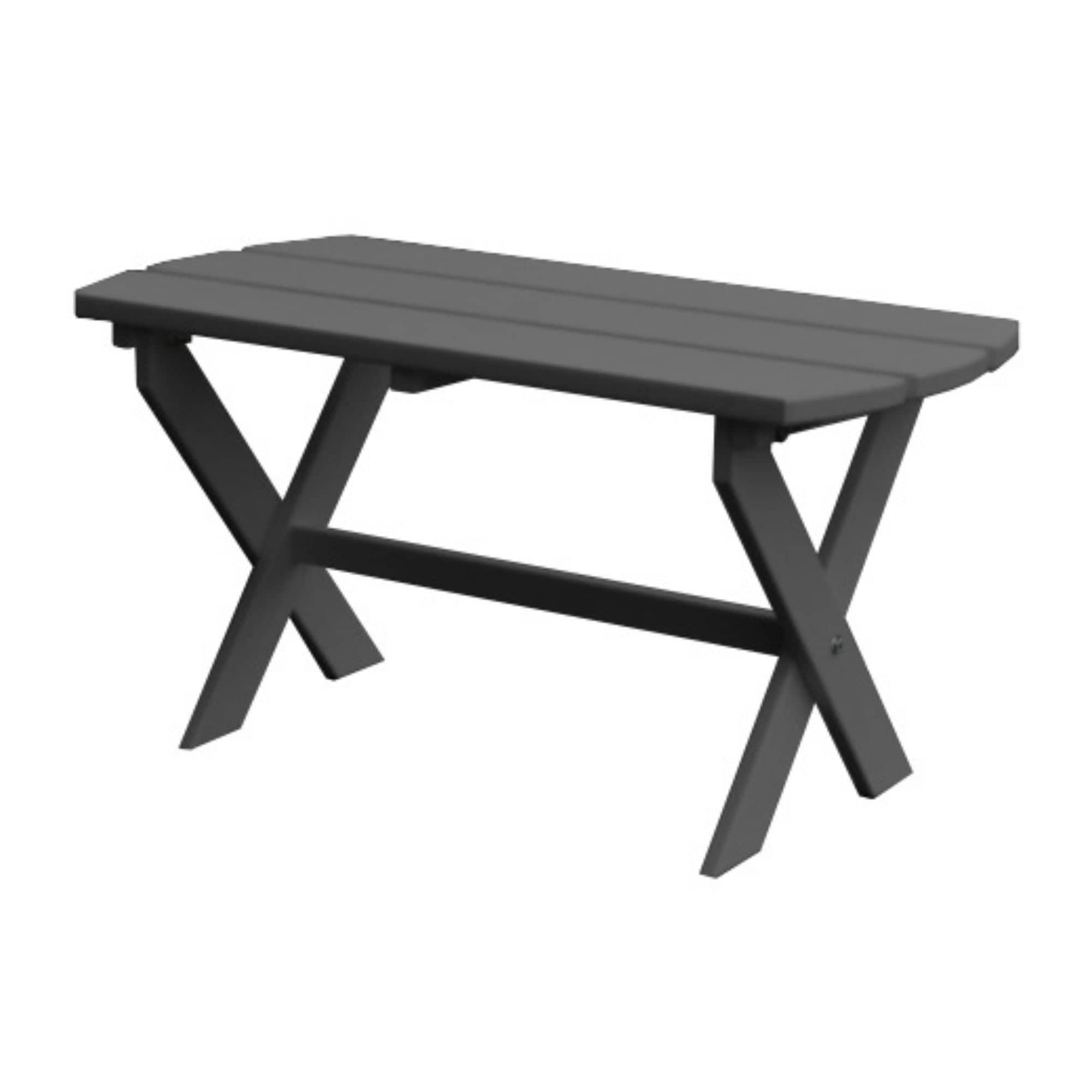 Keystone Amish Co. Poly Composite Folding Oval Coffee Table