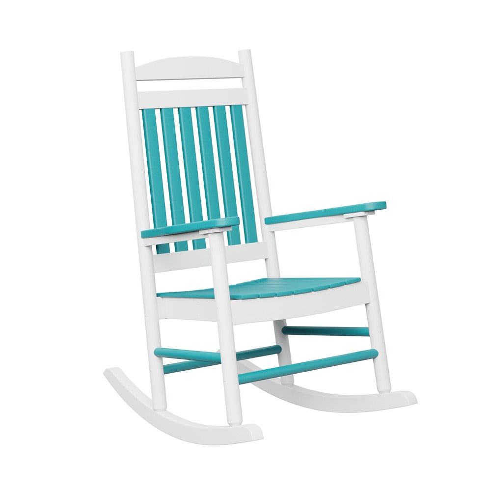Berlin Gardens Casual Back Poly Lumber Porch Rocker
