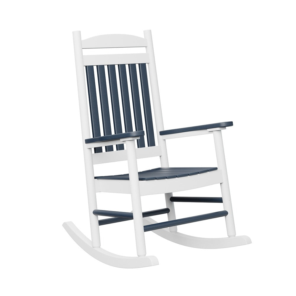 Berlin Gardens Casual Back Poly Lumber Porch Rocker