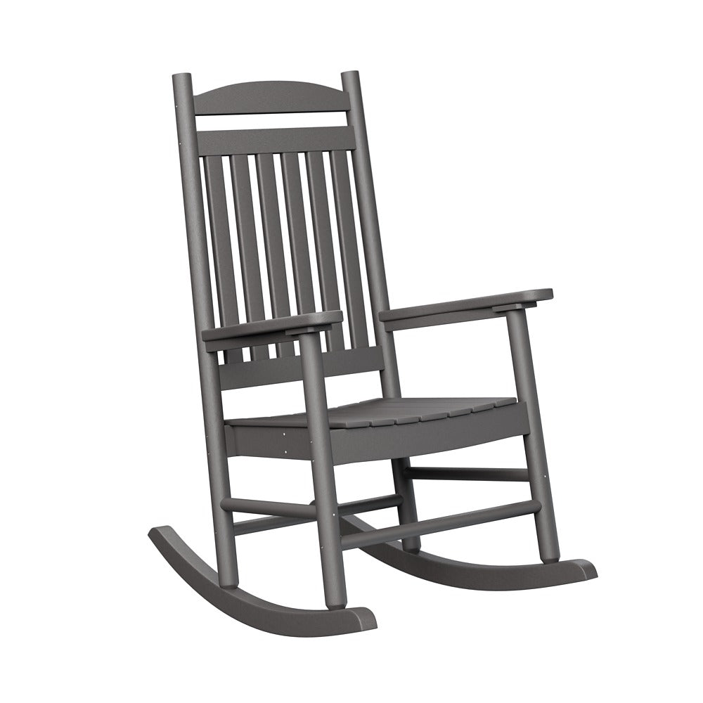 Berlin Gardens Casual Back Poly Lumber Porch Rocker