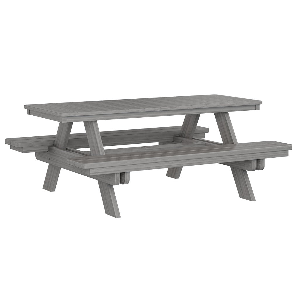 Berlin Gardens Rectangular Poly Lumber Picnic Table