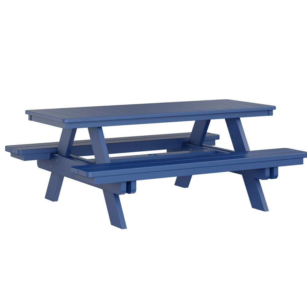 Berlin Gardens Rectangular Poly Lumber Picnic Table