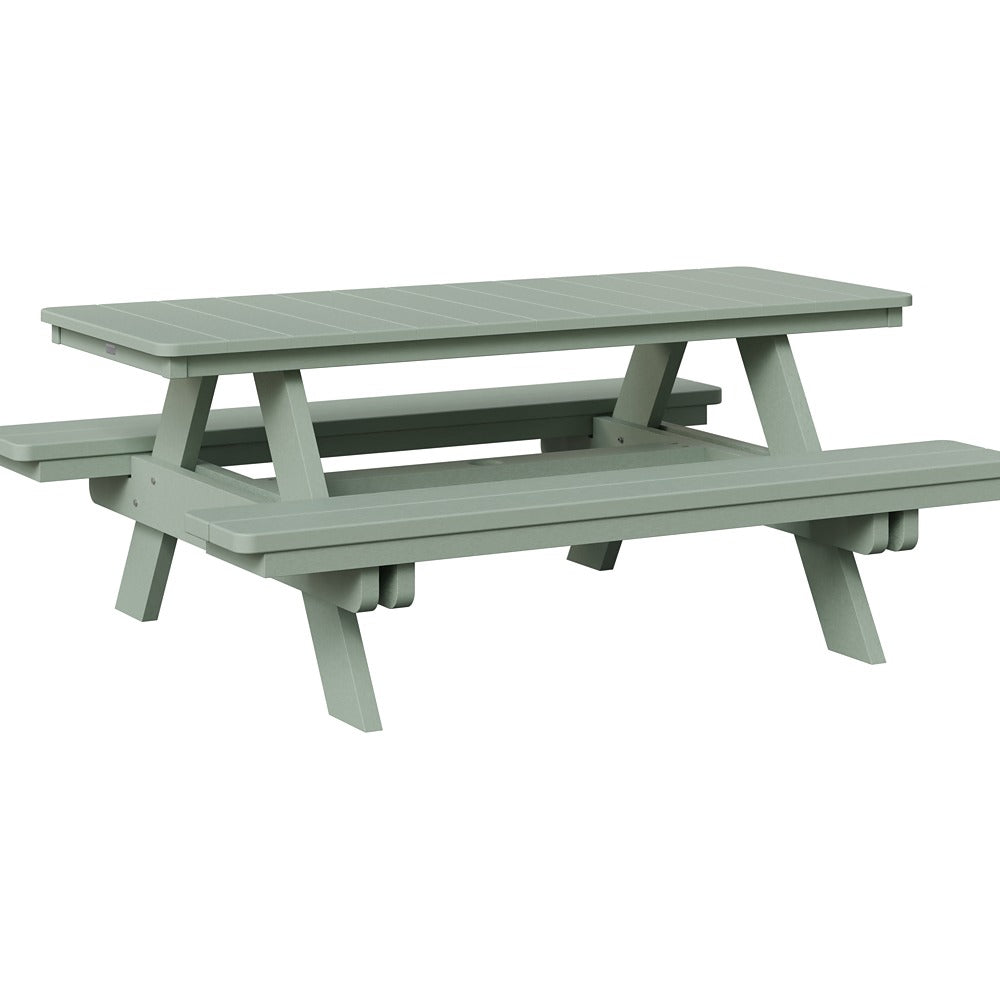 Berlin Gardens Rectangular Poly Lumber Picnic Table
