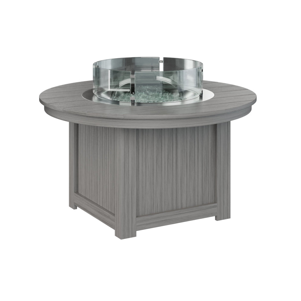 Berlin Gardens Donoma Round Poly Lumber Fire Pit Table