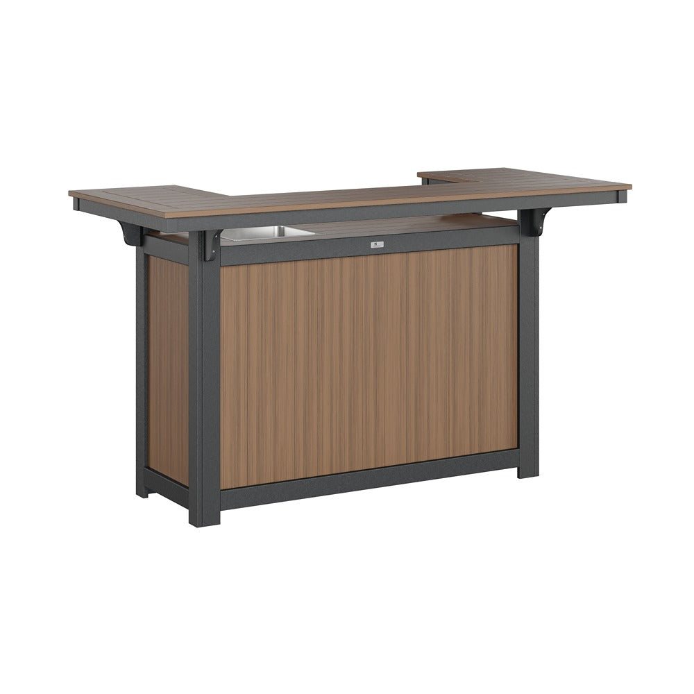 Berlin Gardens Poly Lumber Outdoor Island with Ice Bowl