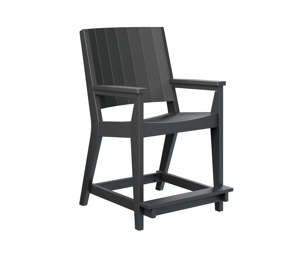 Berlin Gardens Mayhew Outdoor Poly Lumber Chat Counter Chair