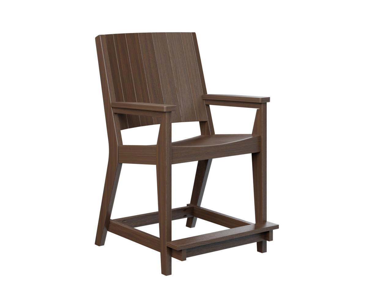 Berlin Gardens Mayhew Outdoor Poly Lumber Chat Counter Chair