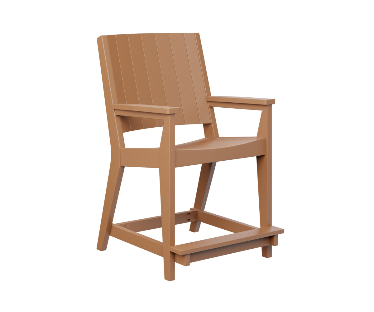Berlin Gardens Mayhew Outdoor Poly Lumber Chat Counter Chair