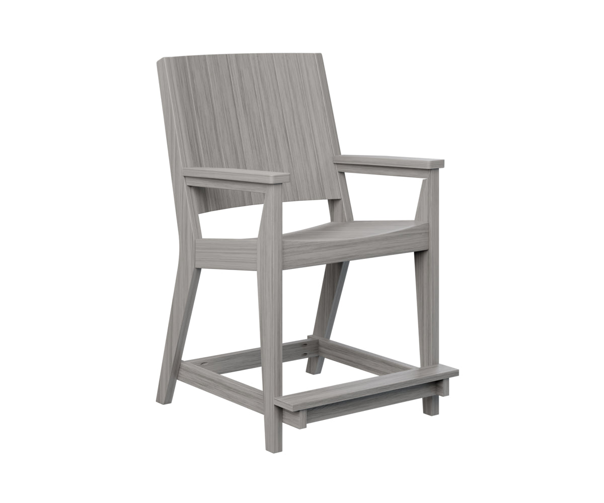 Berlin Gardens Mayhew Outdoor Poly Lumber Chat Counter Chair