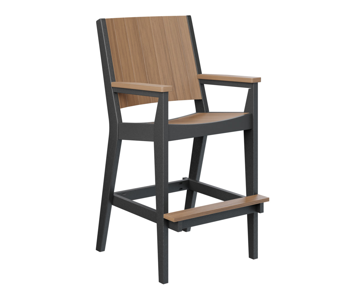 Berlin Gardens Mayhew Outdoor Poly Lumber Chat Extra Tall Bar Height Chair
