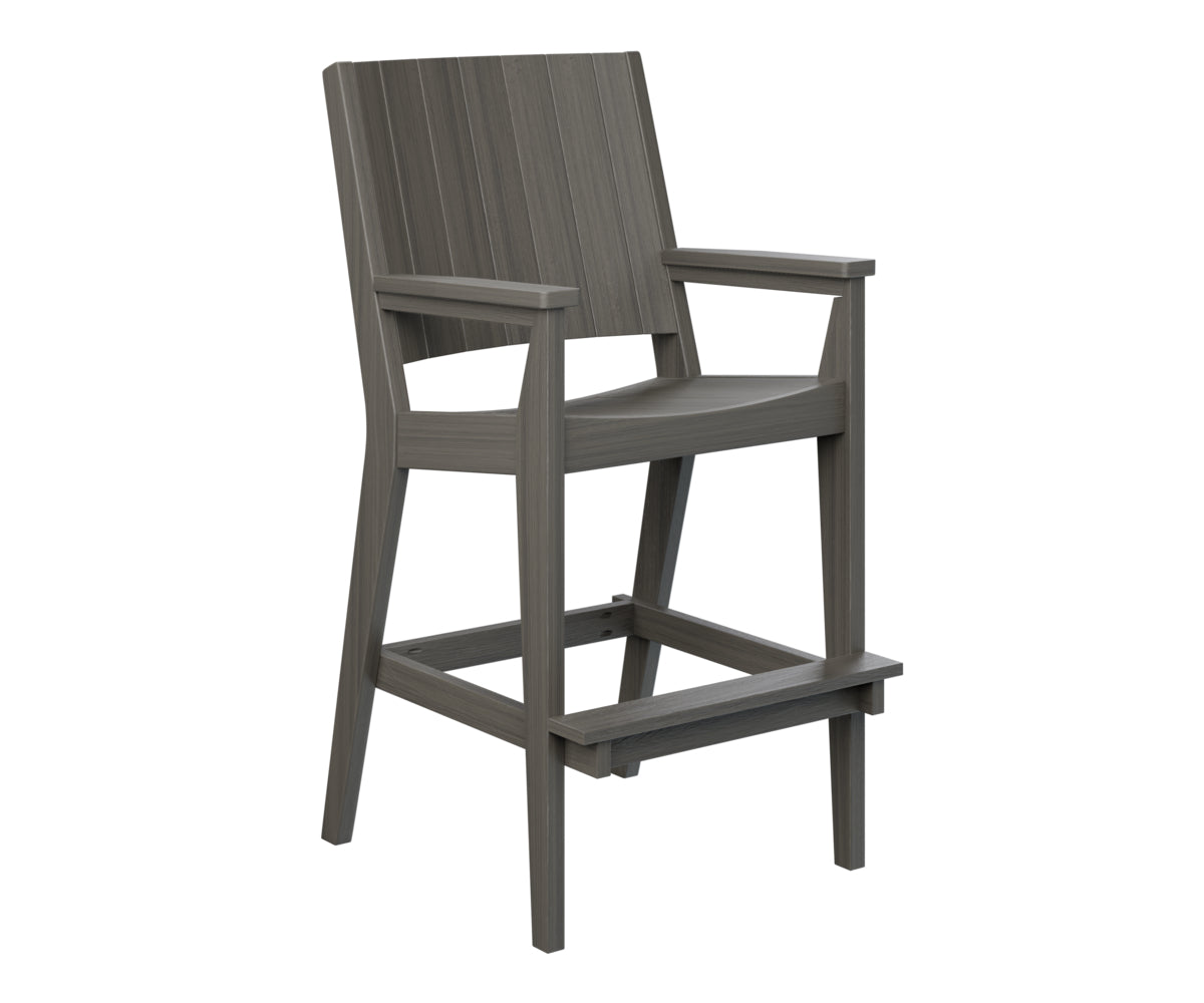 Berlin Gardens Mayhew Outdoor Poly Lumber Chat Extra Tall Bar Height Chair