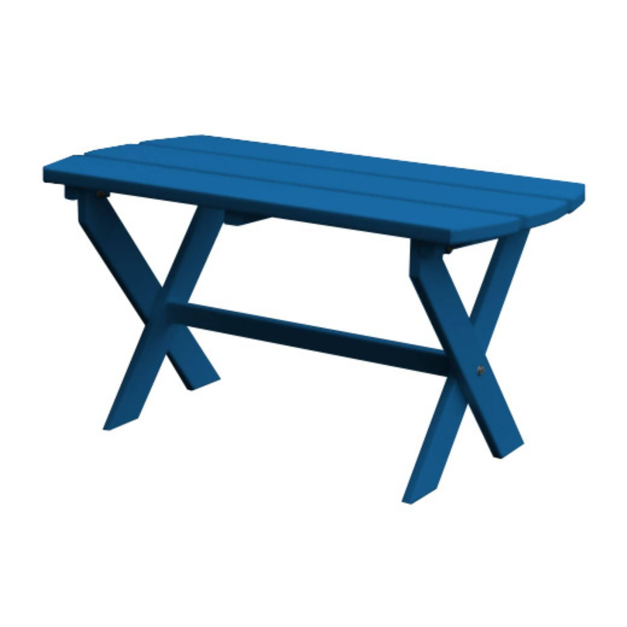 Keystone Amish Co. Poly Composite Folding Oval Coffee Table