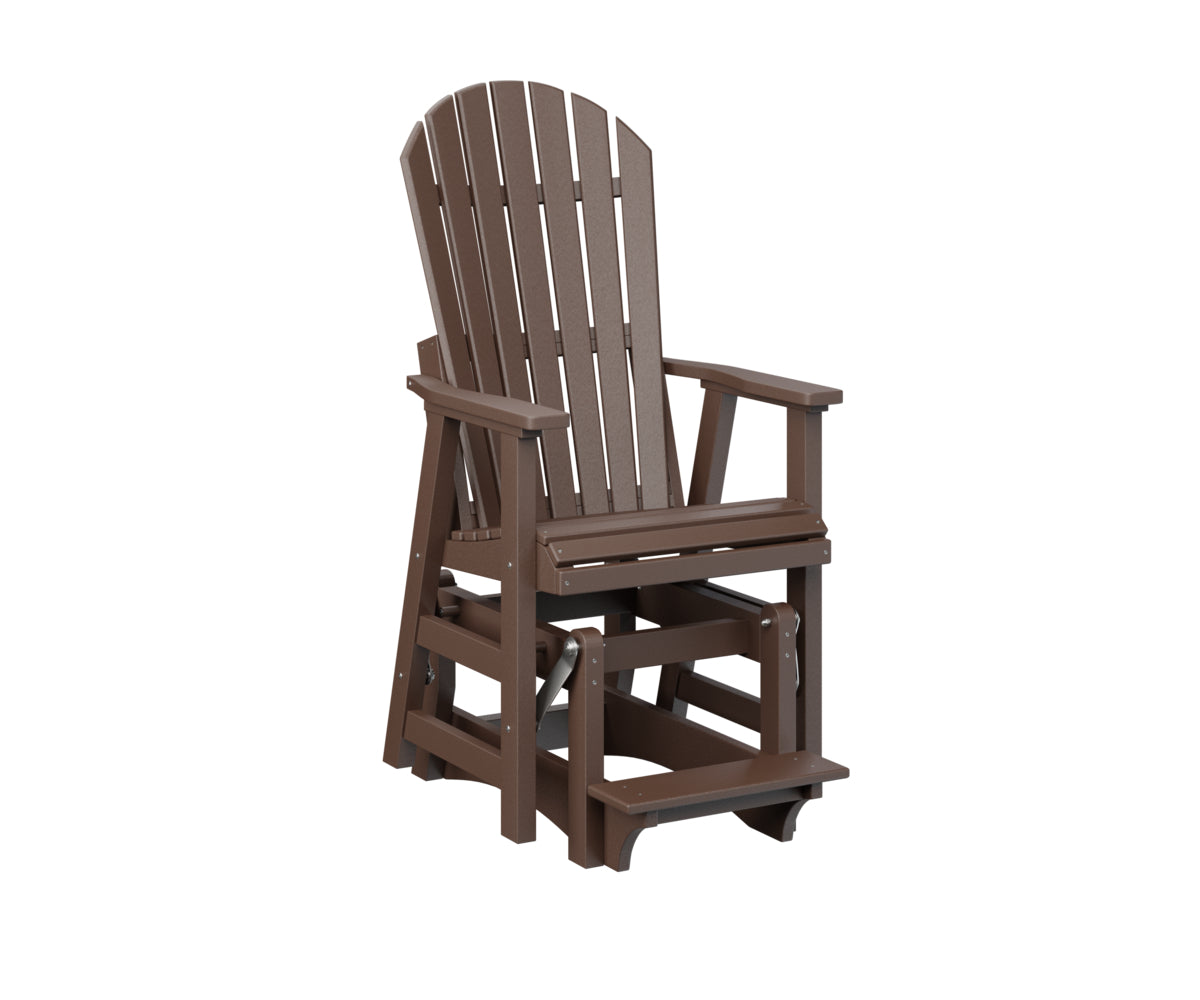 Berlin Gardens Comfo Back Outoor Poly Lumber Single Counter Glider
