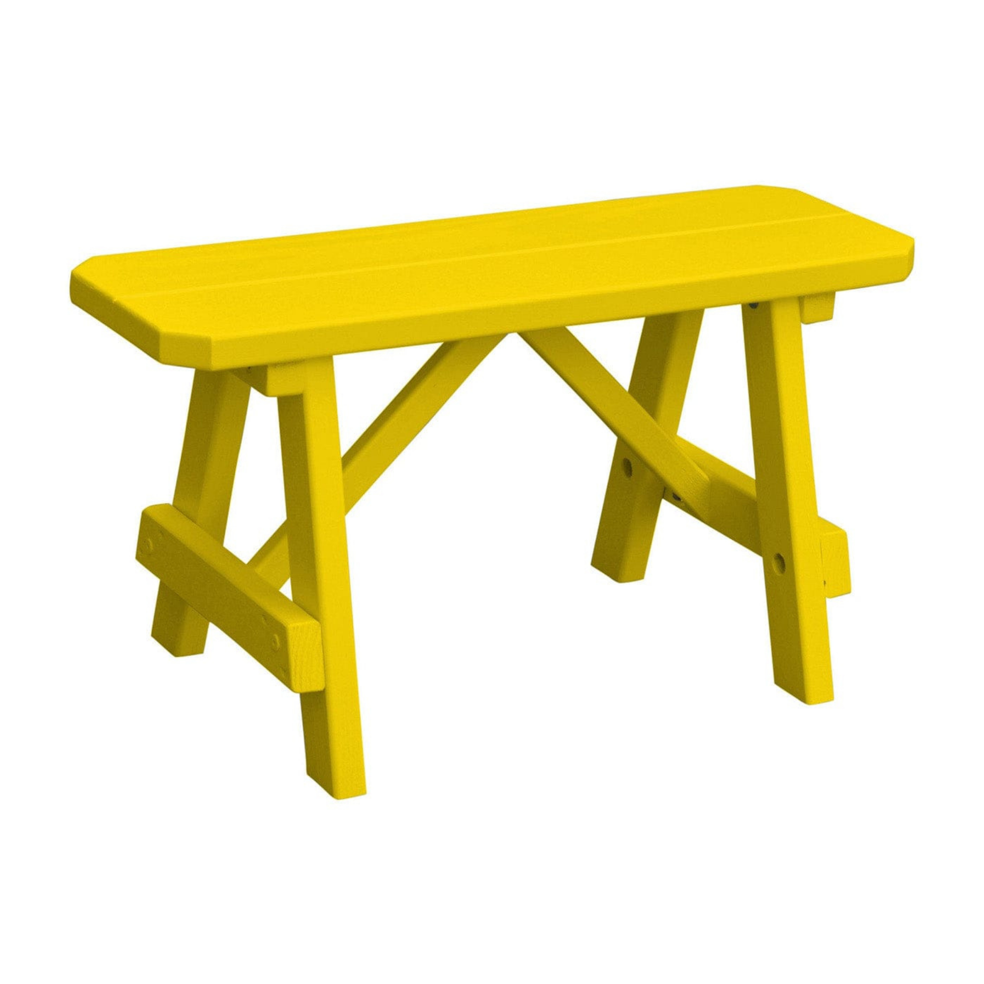 Keystone Amish Co. Wooden Outdoor Dining Bench