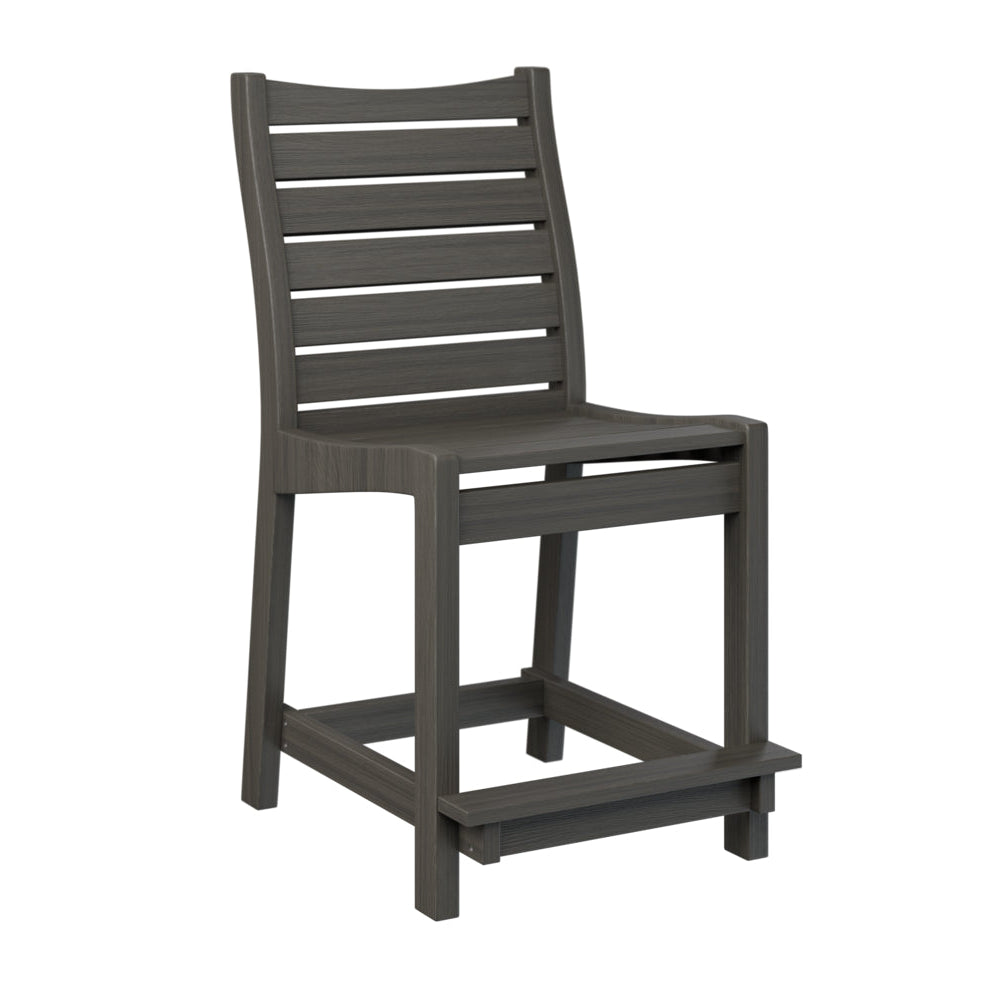 Berlin Gardens Bristol Outdoor Poly Lumber Counter Chair