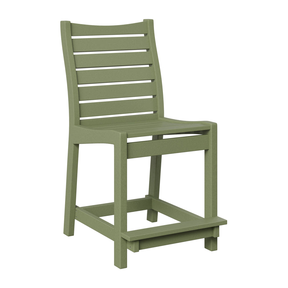 Berlin Gardens Bristol Outdoor Poly Lumber Counter Chair