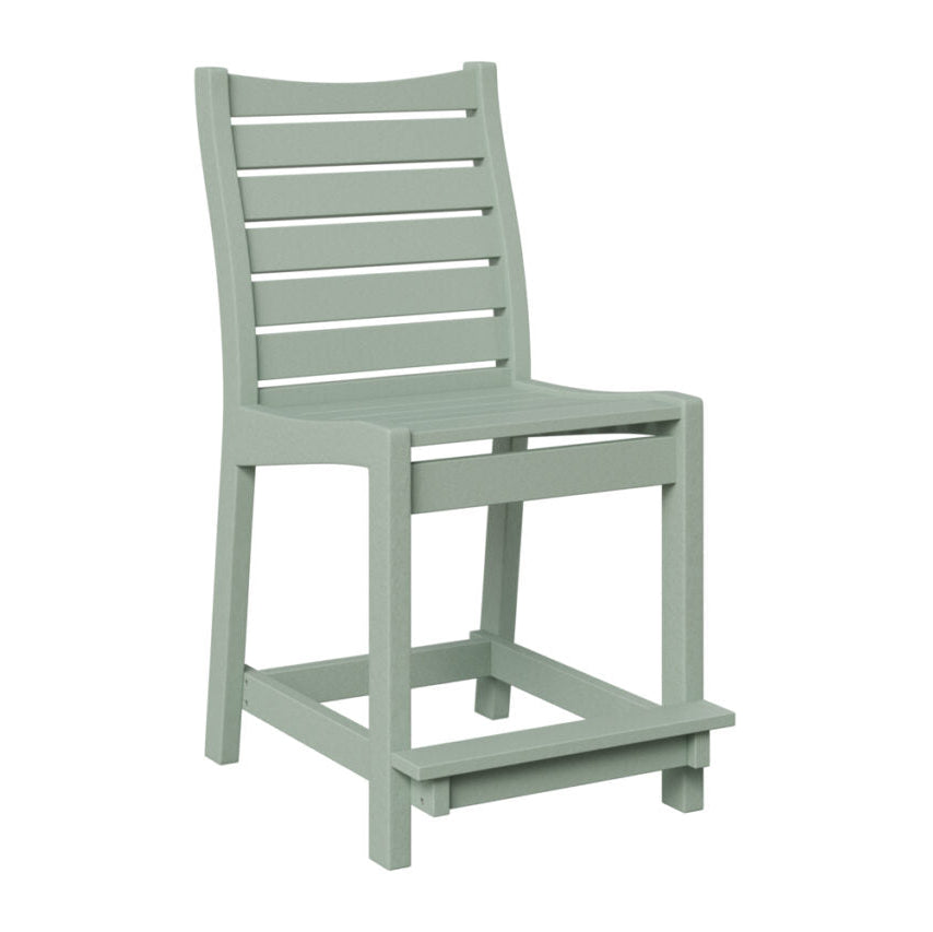 Berlin Gardens Bristol Outdoor Poly Lumber Counter Chair