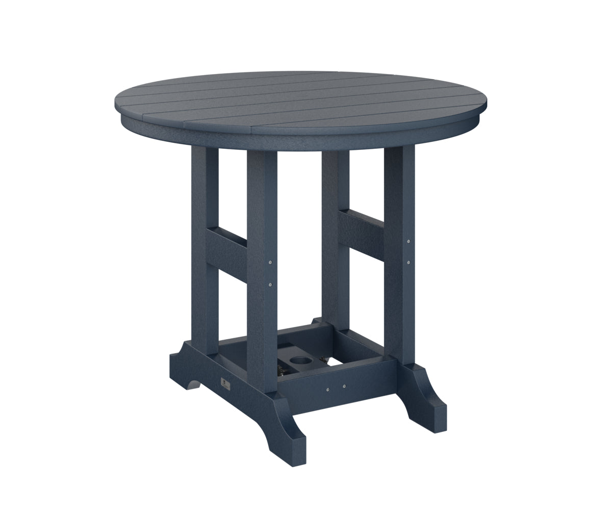 Berlin Gardens Garden Classic Outdoor Poly Lumber Round Dining Table