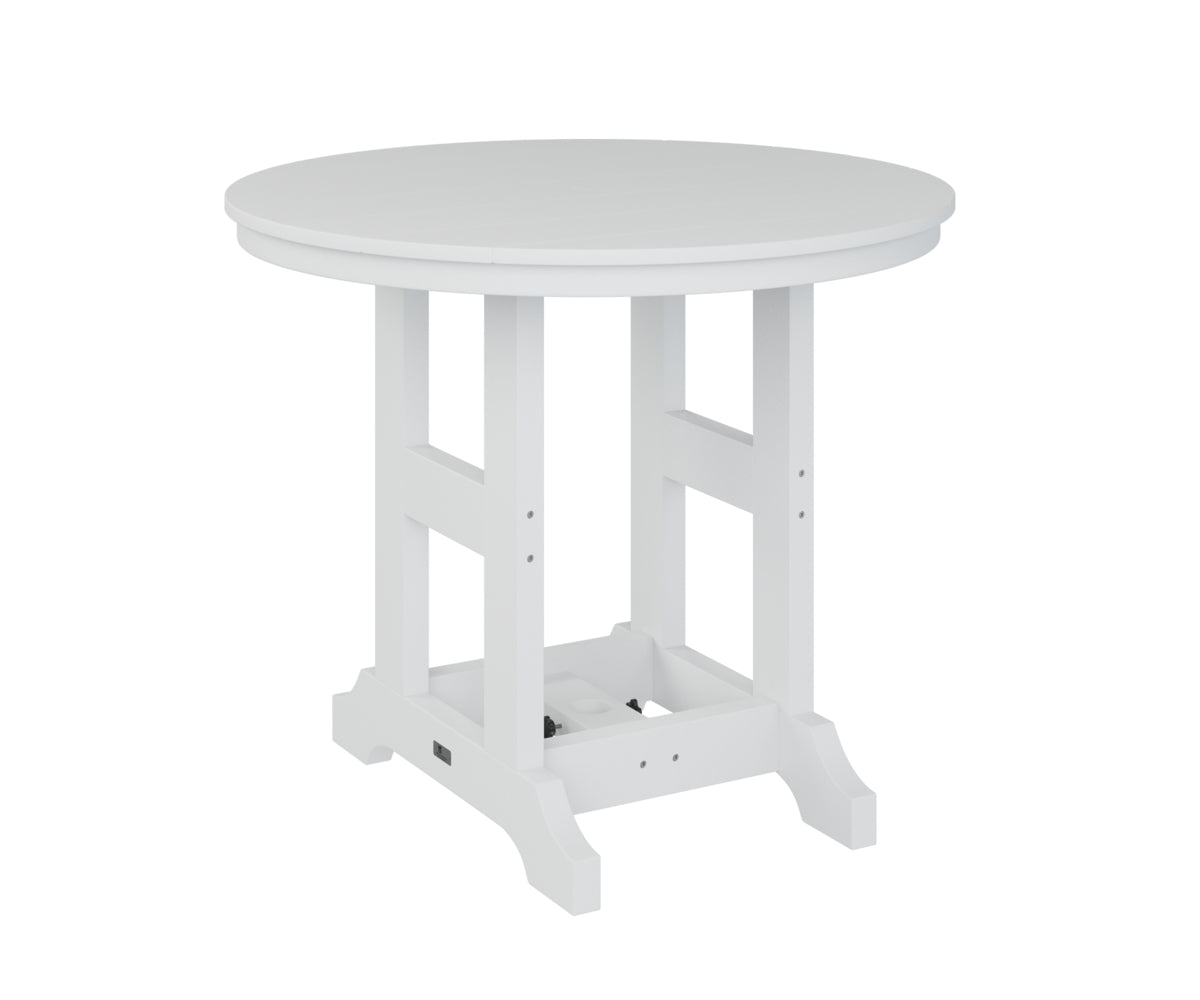 Berlin Gardens Garden Classic Outdoor Poly Lumber Round Dining Table