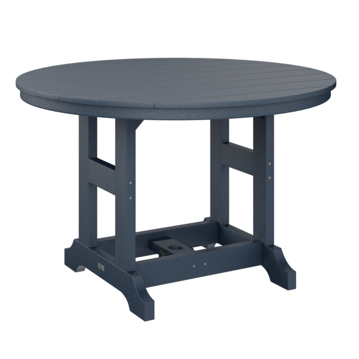 Berlin Gardens Garden Classic Outdoor Poly Lumber Round Bar Table
