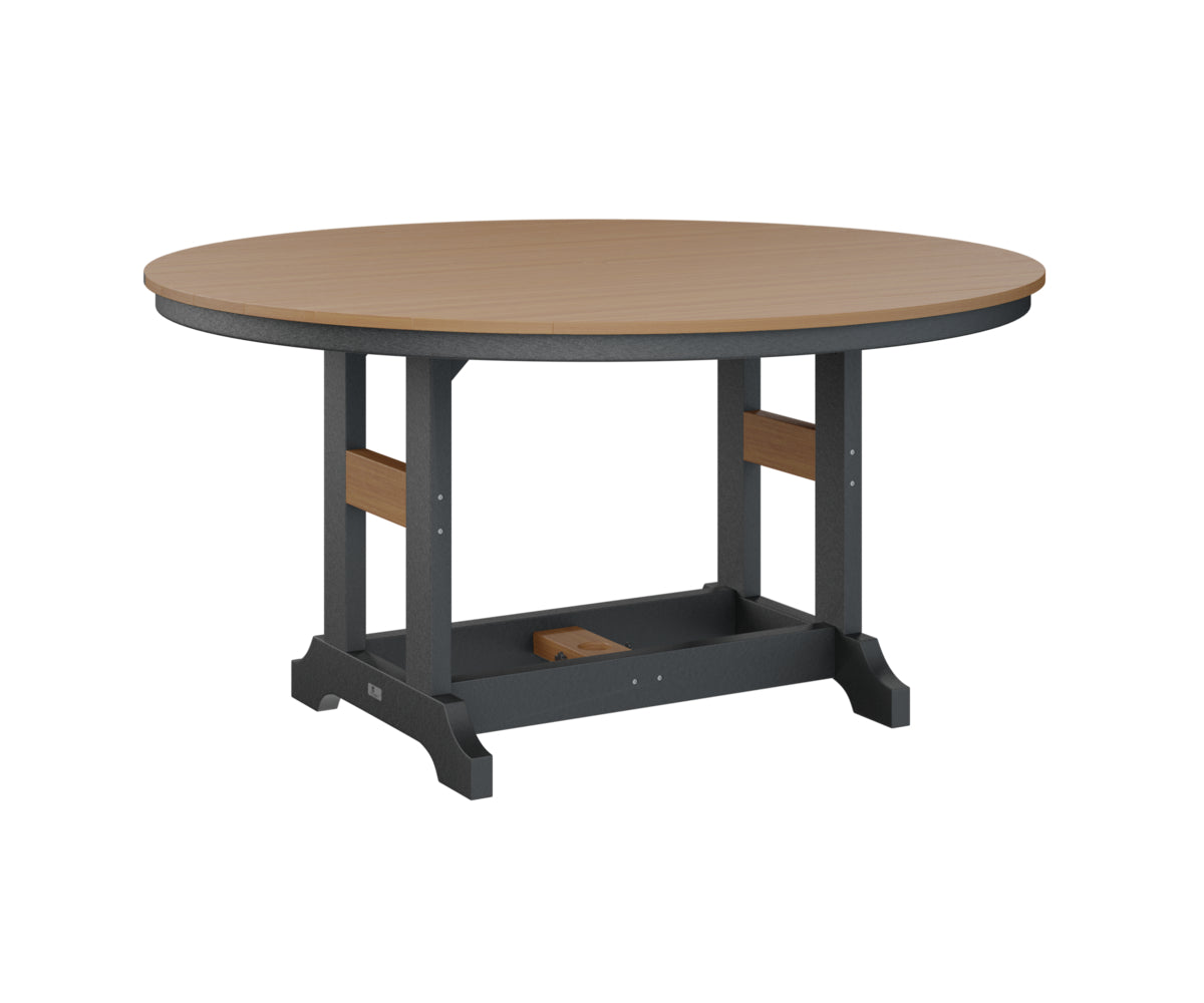 Berlin Gardens Garden Classic Outdoor Poly Lumber Round Bar Table