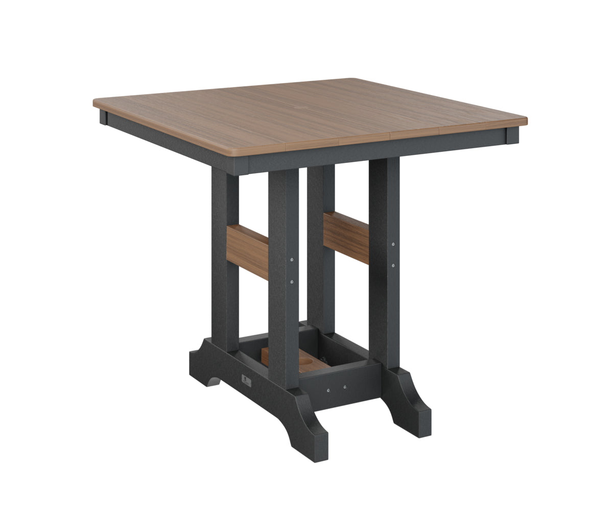 Berlin Gardens Garden Classic Outdoor Poly Lumber Square Bar Table