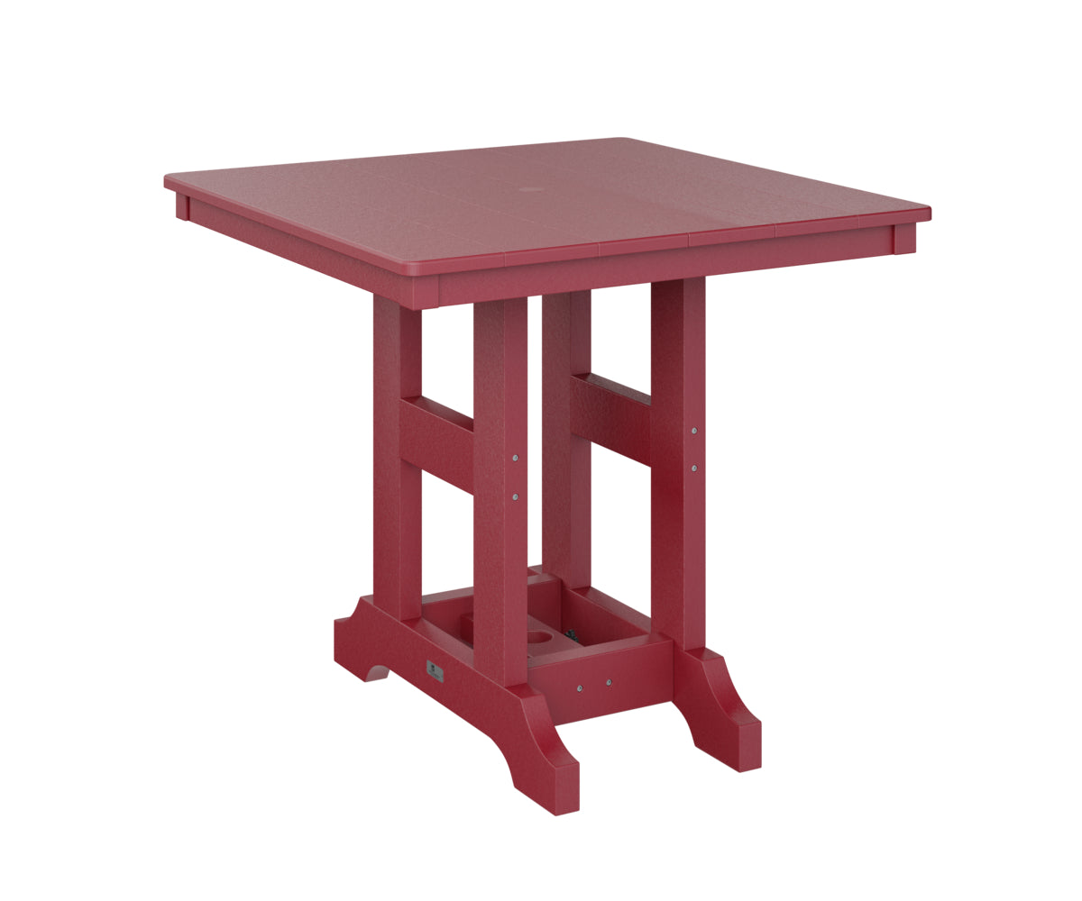 Berlin Gardens Garden Classic Outdoor Poly Lumber Square Bar Table