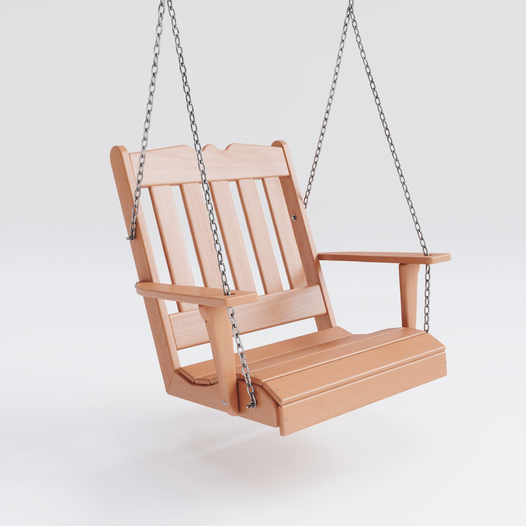 Keystone Amish Co. York Recycled Plastic Swing Chair, Cedar