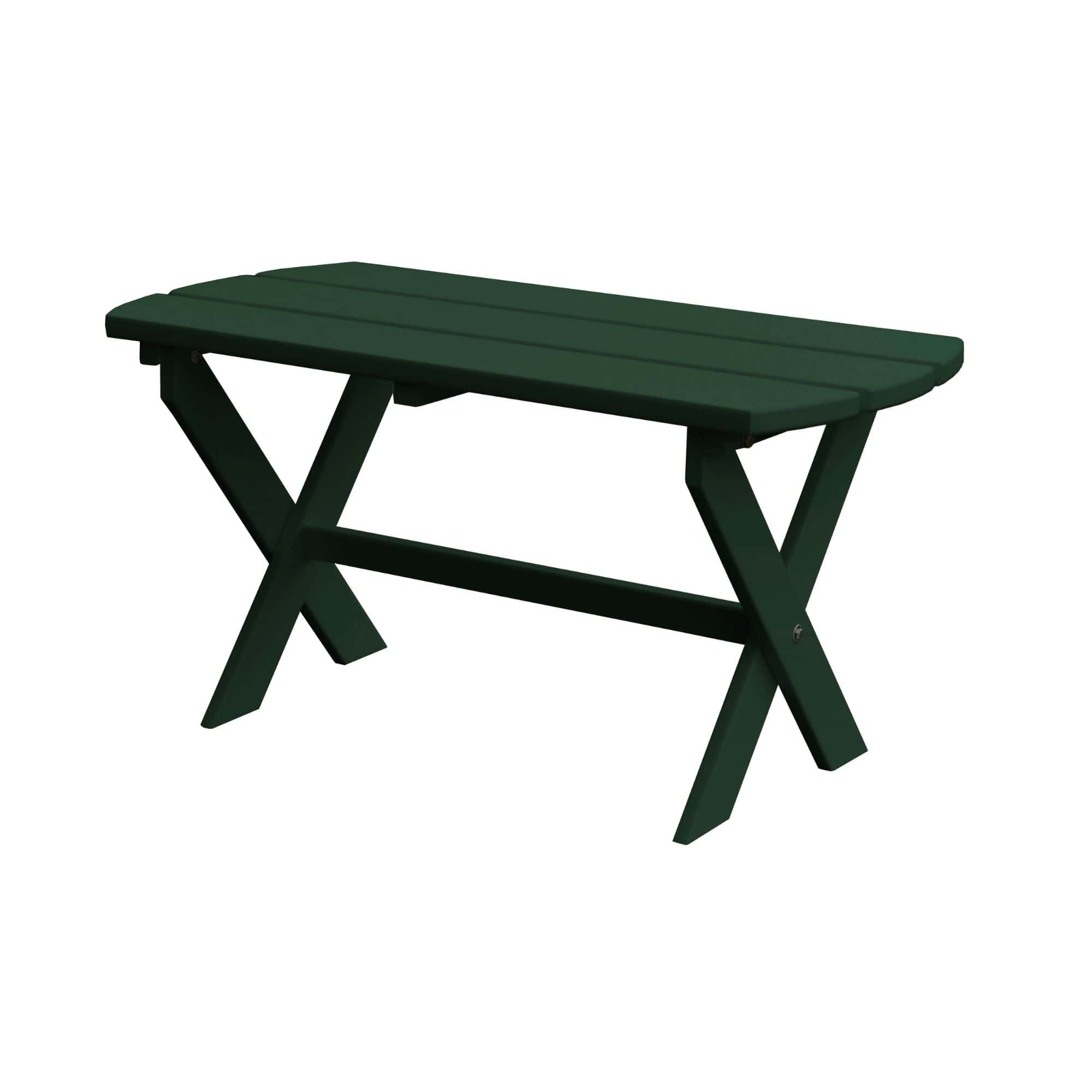 Keystone Amish Co. Poly Composite Folding Oval Coffee Table