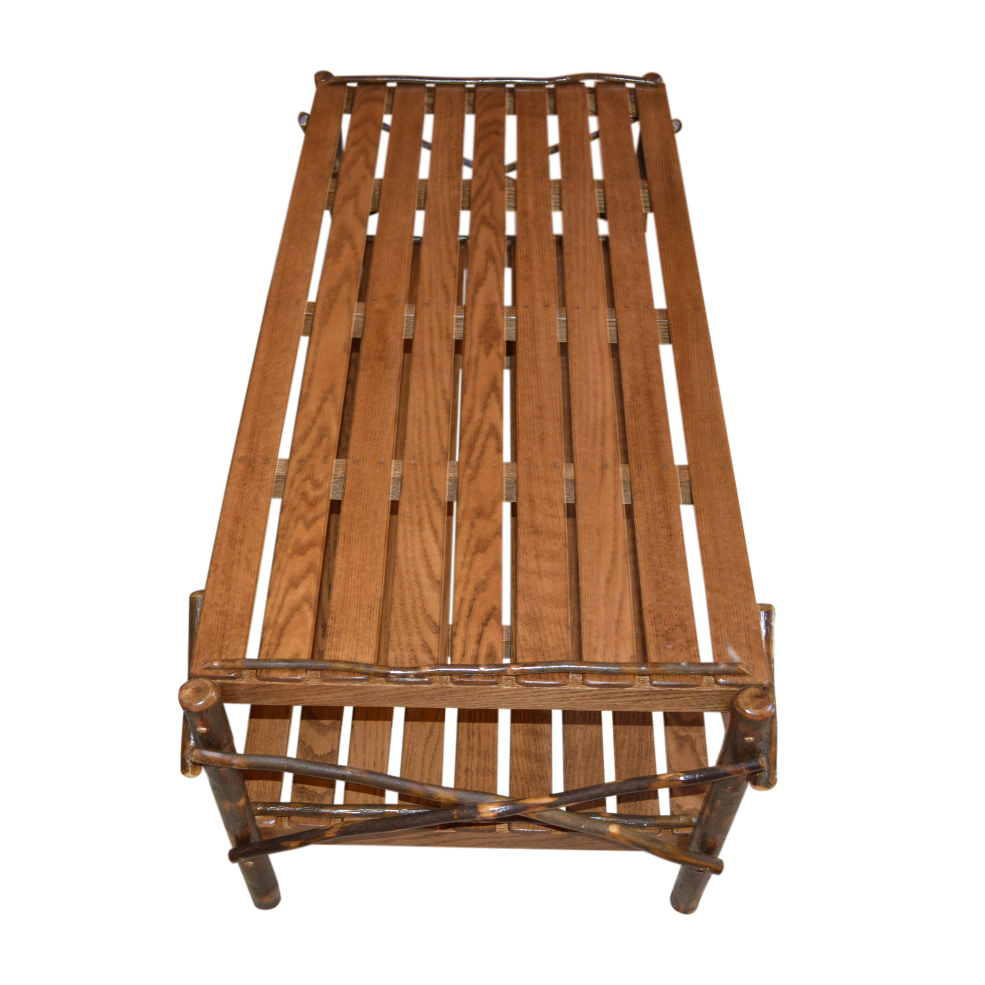 Keystone Amish Co. Rustic Coffee Table with Shelf