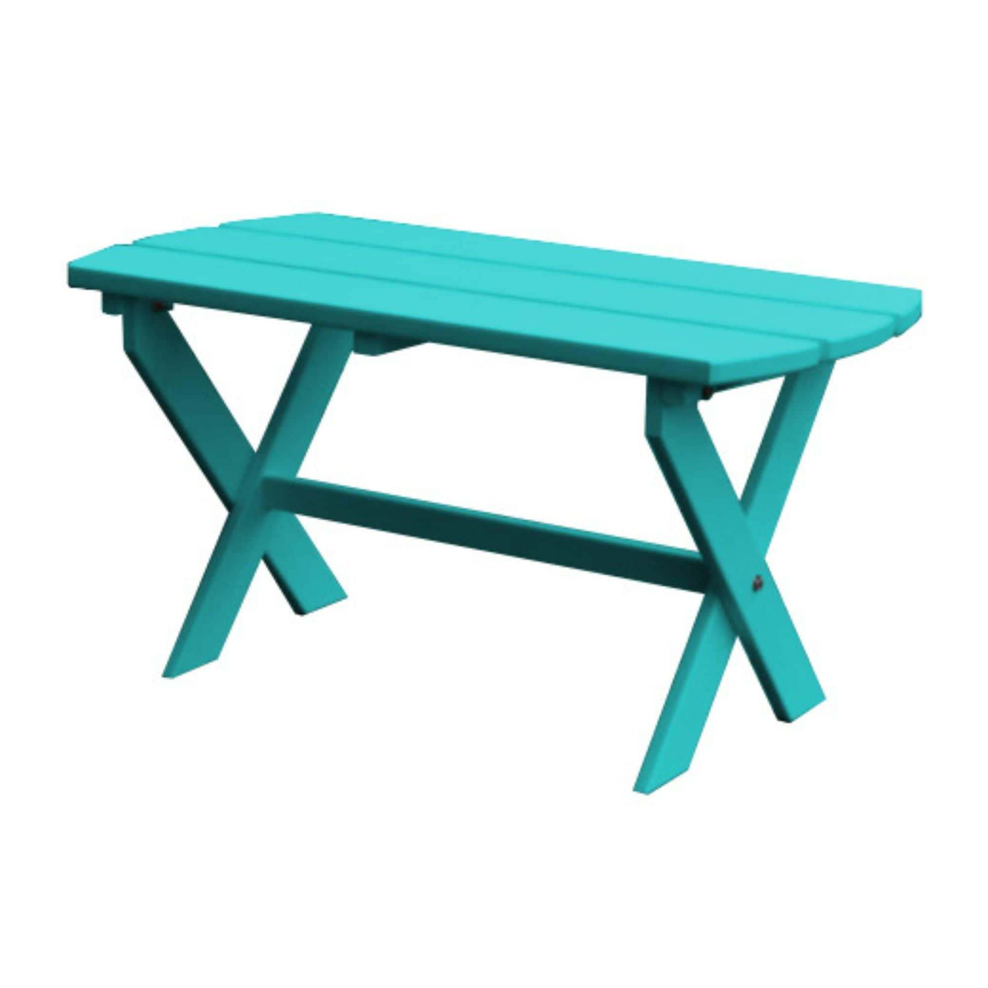 Keystone Amish Co. Poly Composite Folding Oval Coffee Table