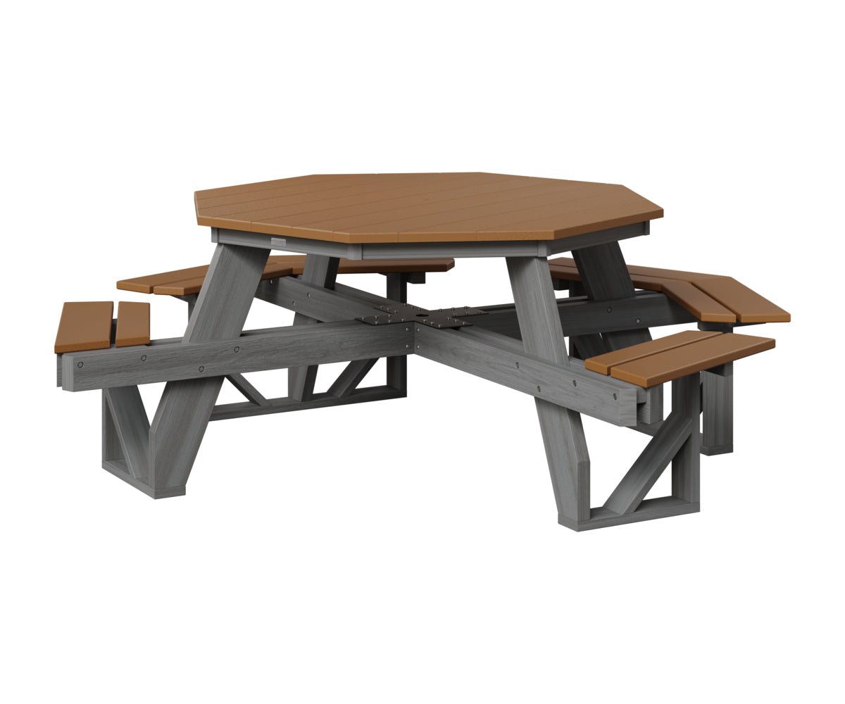 Berlin Gardens Ada Outdoor Poly Lumber Octagon Picnic Table