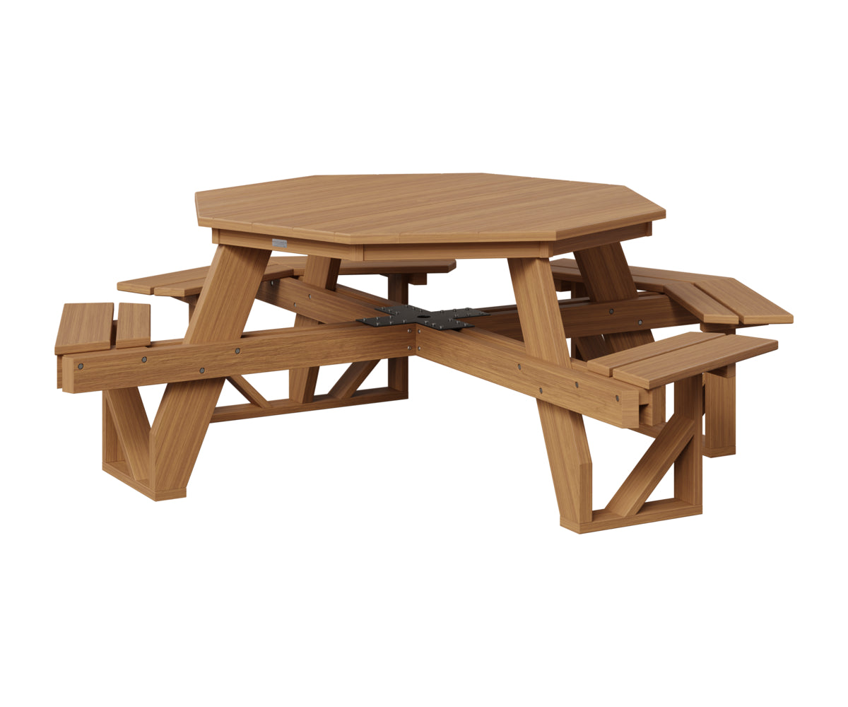 Berlin Gardens Ada Outdoor Poly Lumber Octagon Picnic Table
