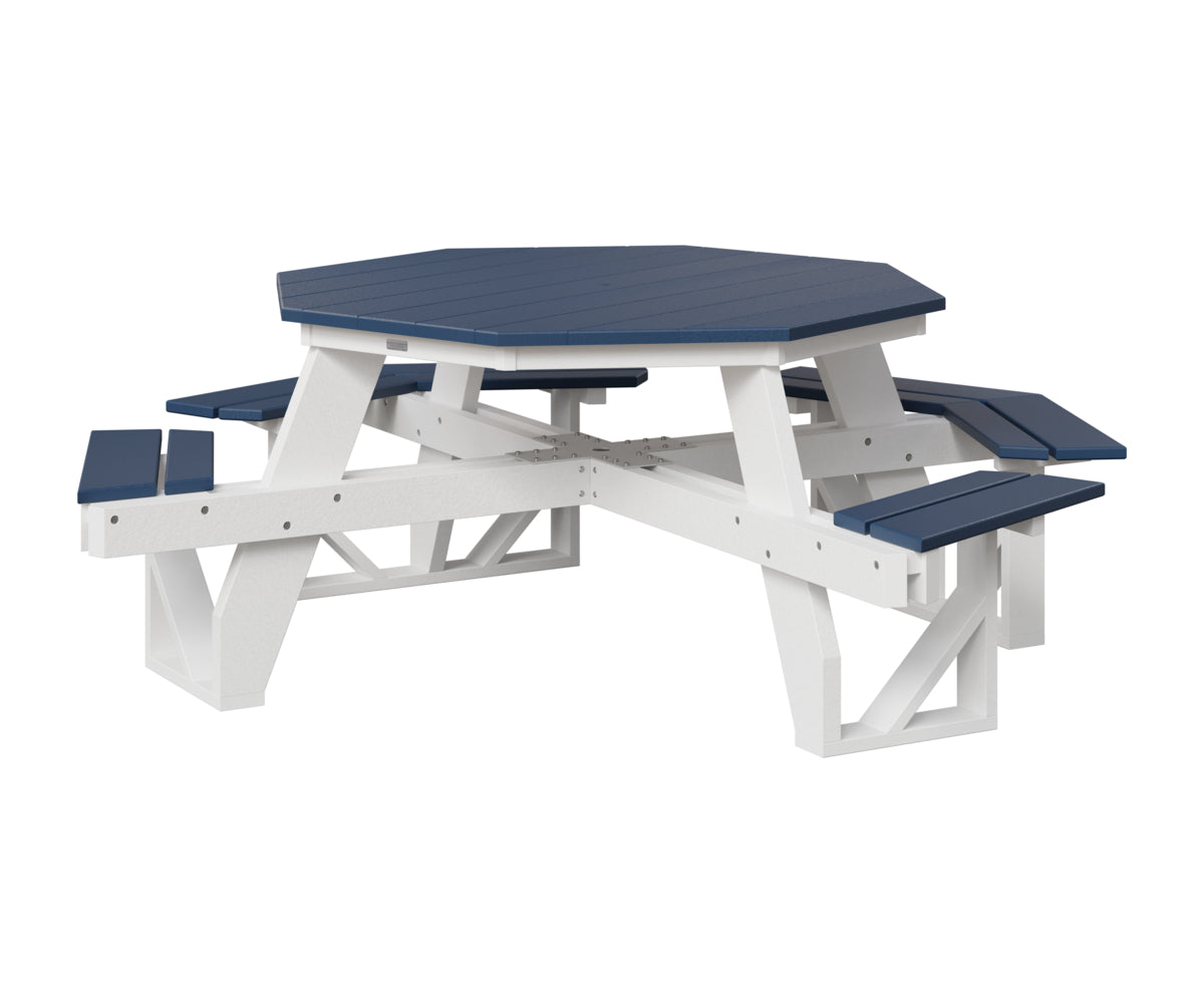 Berlin Gardens Ada Outdoor Poly Lumber Octagon Picnic Table