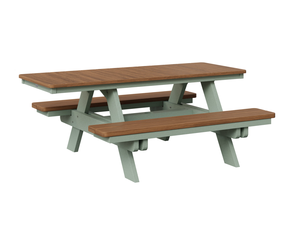 Berlin Gardens ADA Rectangular Poly Lumber Picnic Table