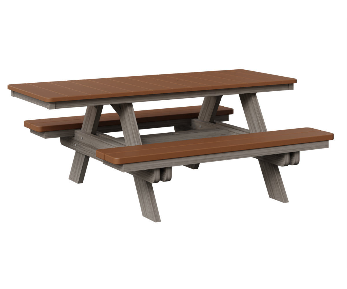 Berlin Gardens ADA Rectangular Poly Lumber Picnic Table
