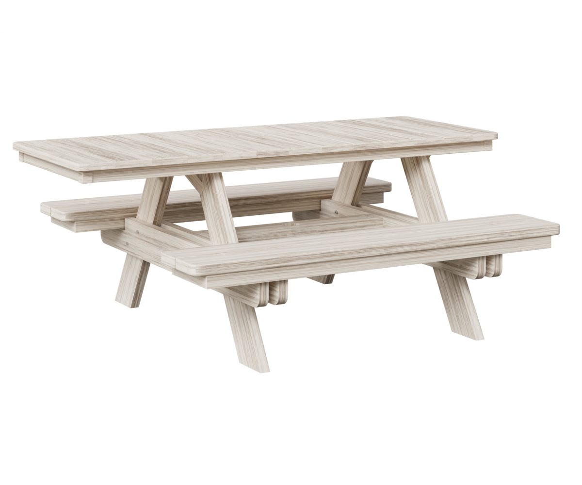 Berlin Gardens ADA Rectangular Poly Lumber Picnic Table