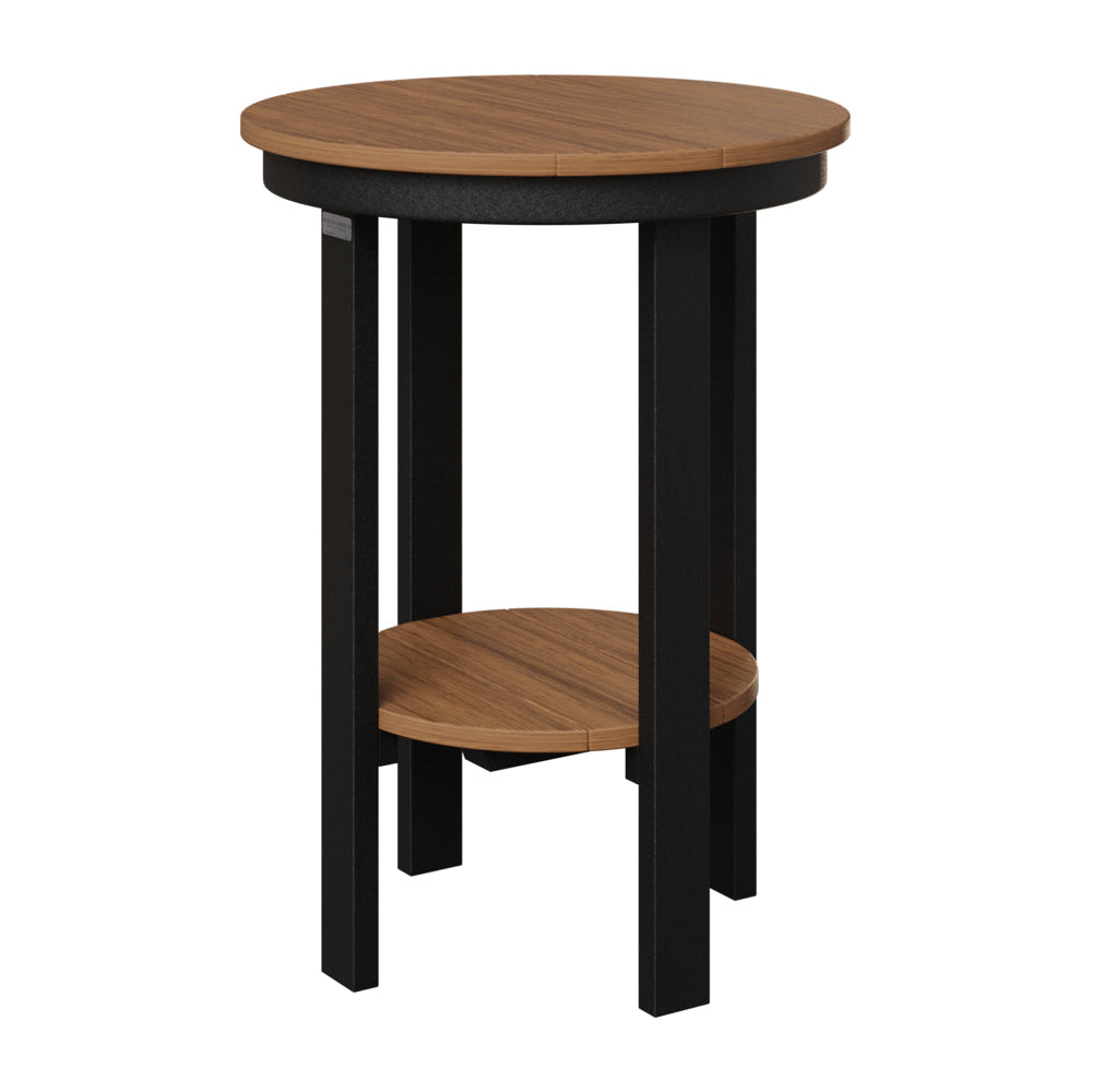 Berlin Gardens Outdoor Poly Lumber Round End Bar Table