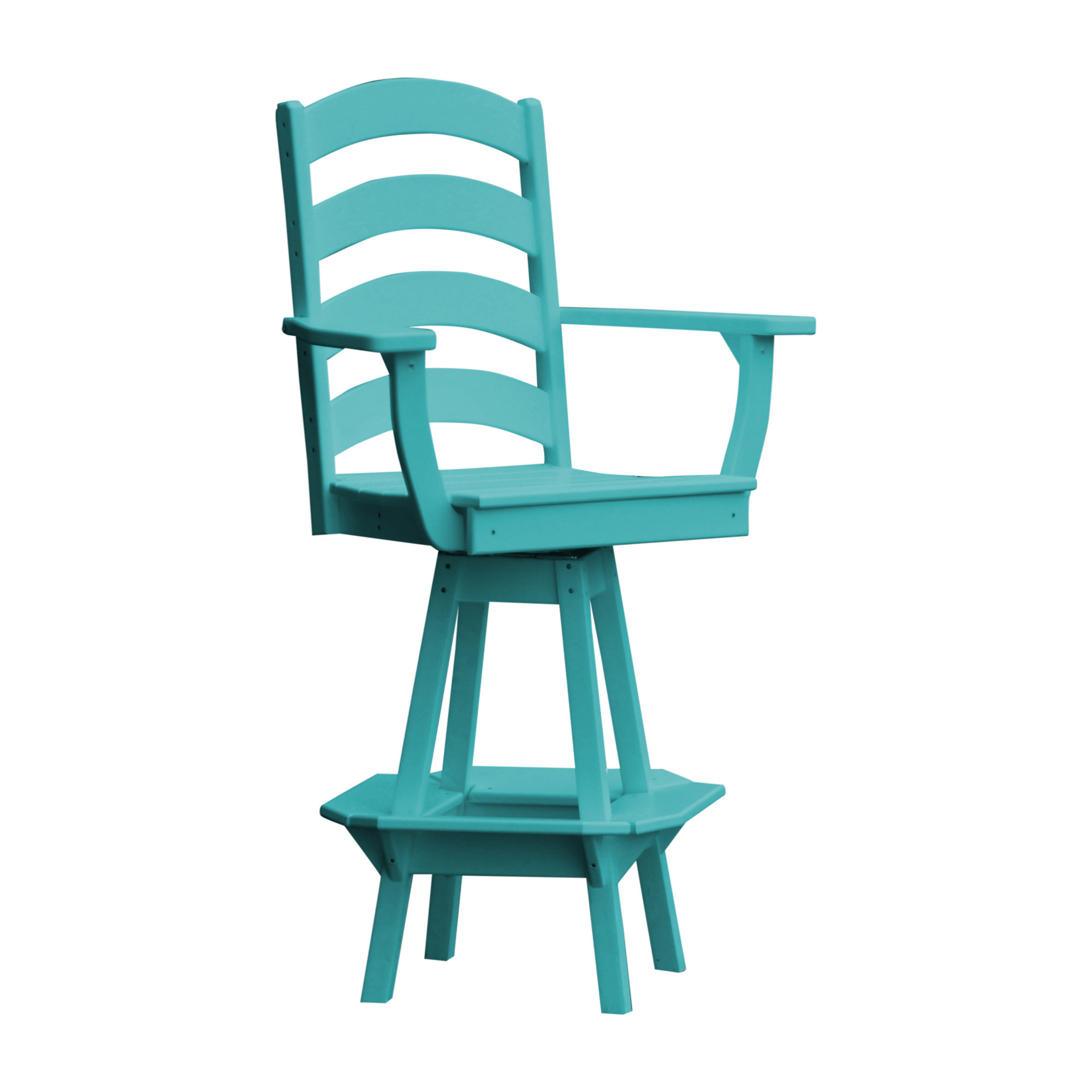 Keystone Amish Co. Josie Poly Outdoor Swivel Bar Chair