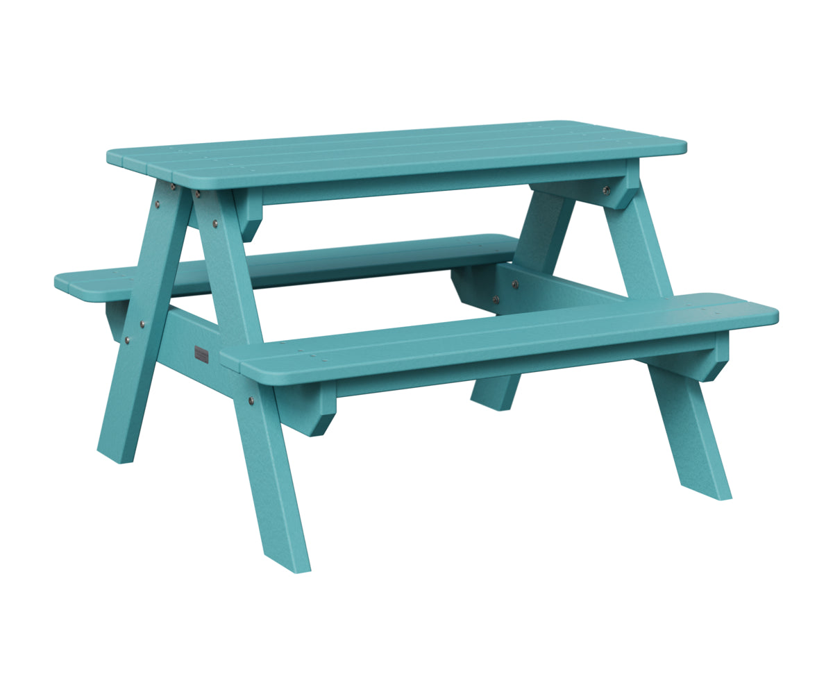 Berlin Gardens Kids Poly Lumber Rectangular Picnic Table