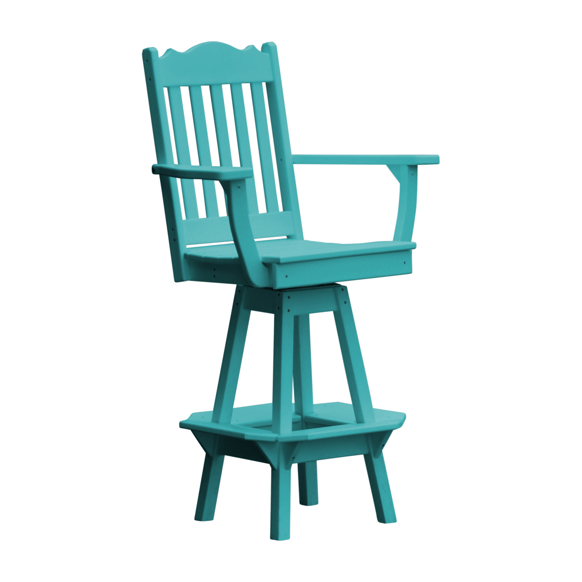 Keystone Amish Co. Royal Poly Swivel Bar Chair