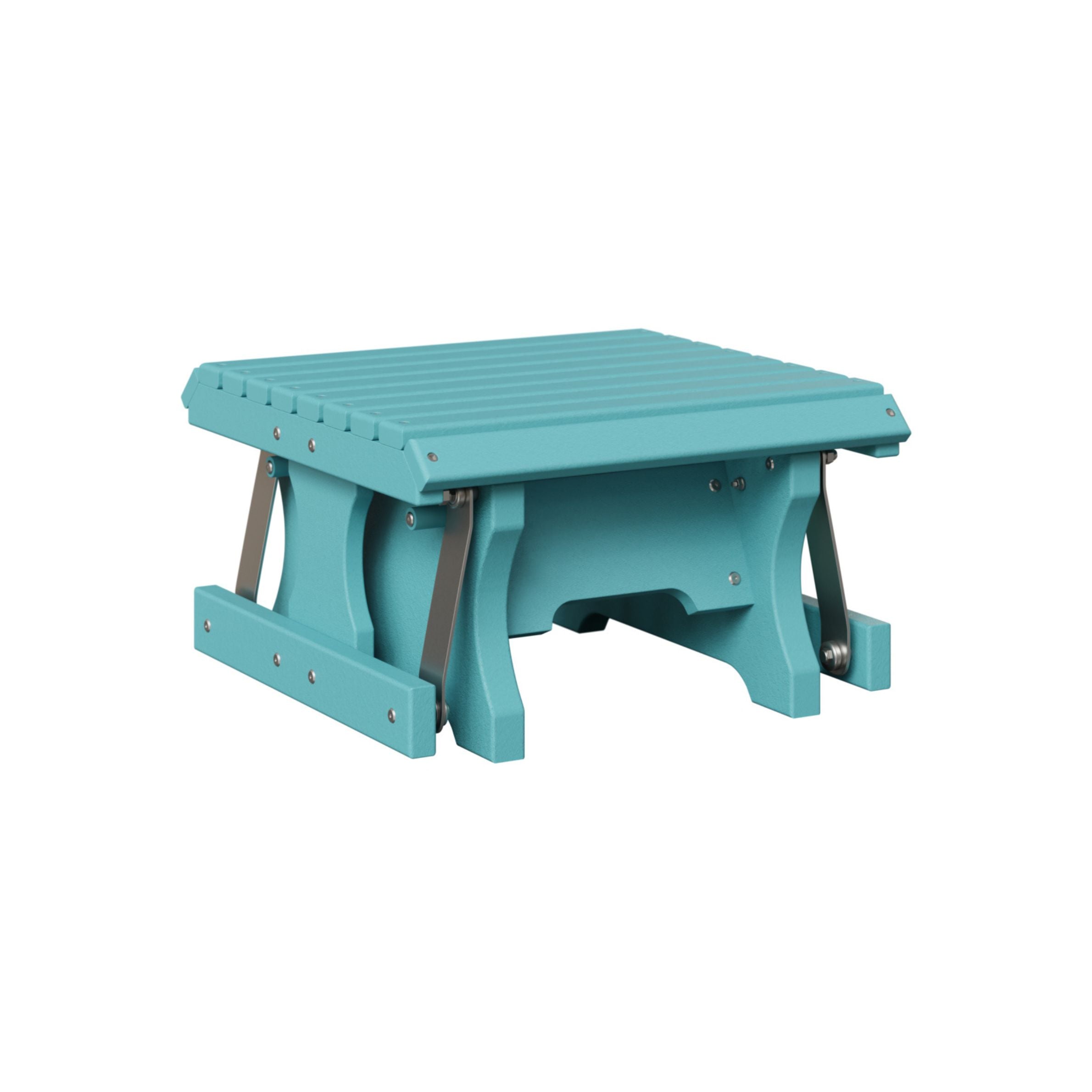 Berlin Gardens Outdoor Poly Lumber Gliding Footstool